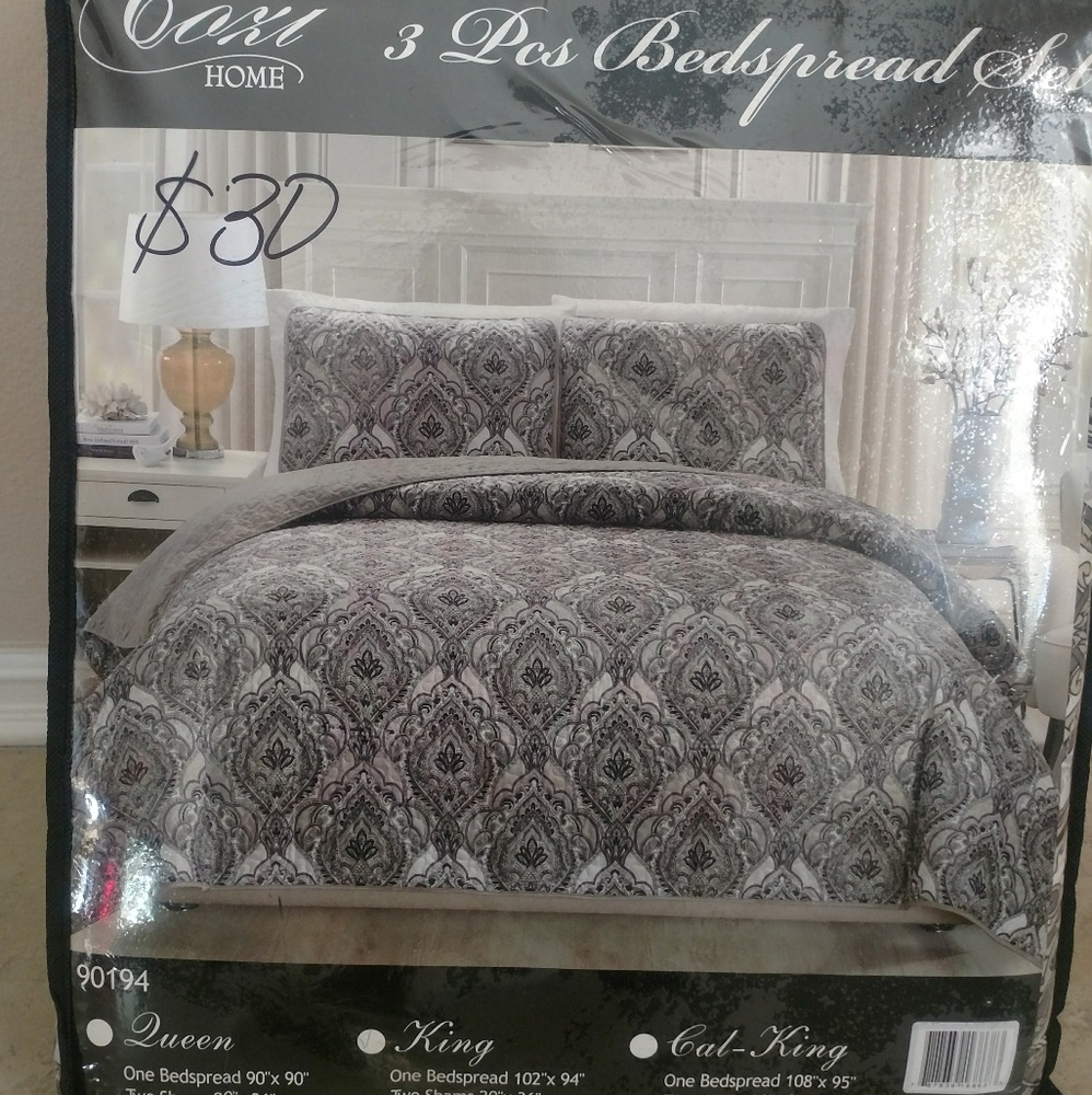 3 piece comforter King Size